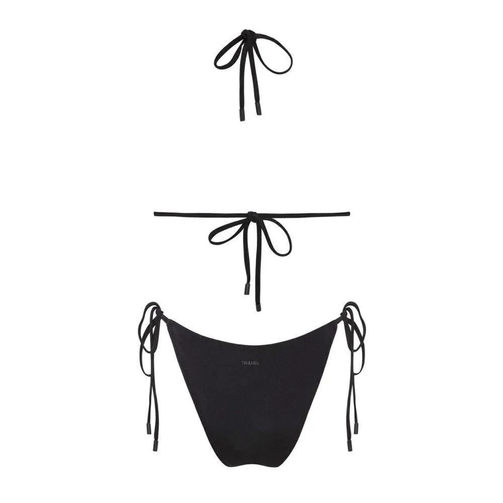 triangl swimwear Black String Tie Bikini